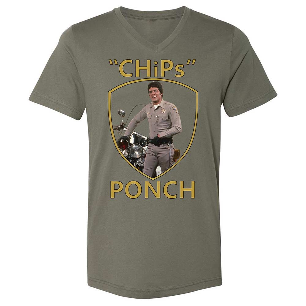 Unisex V-Neck T-Shirt - WMYD9CXL - Military Green - 15