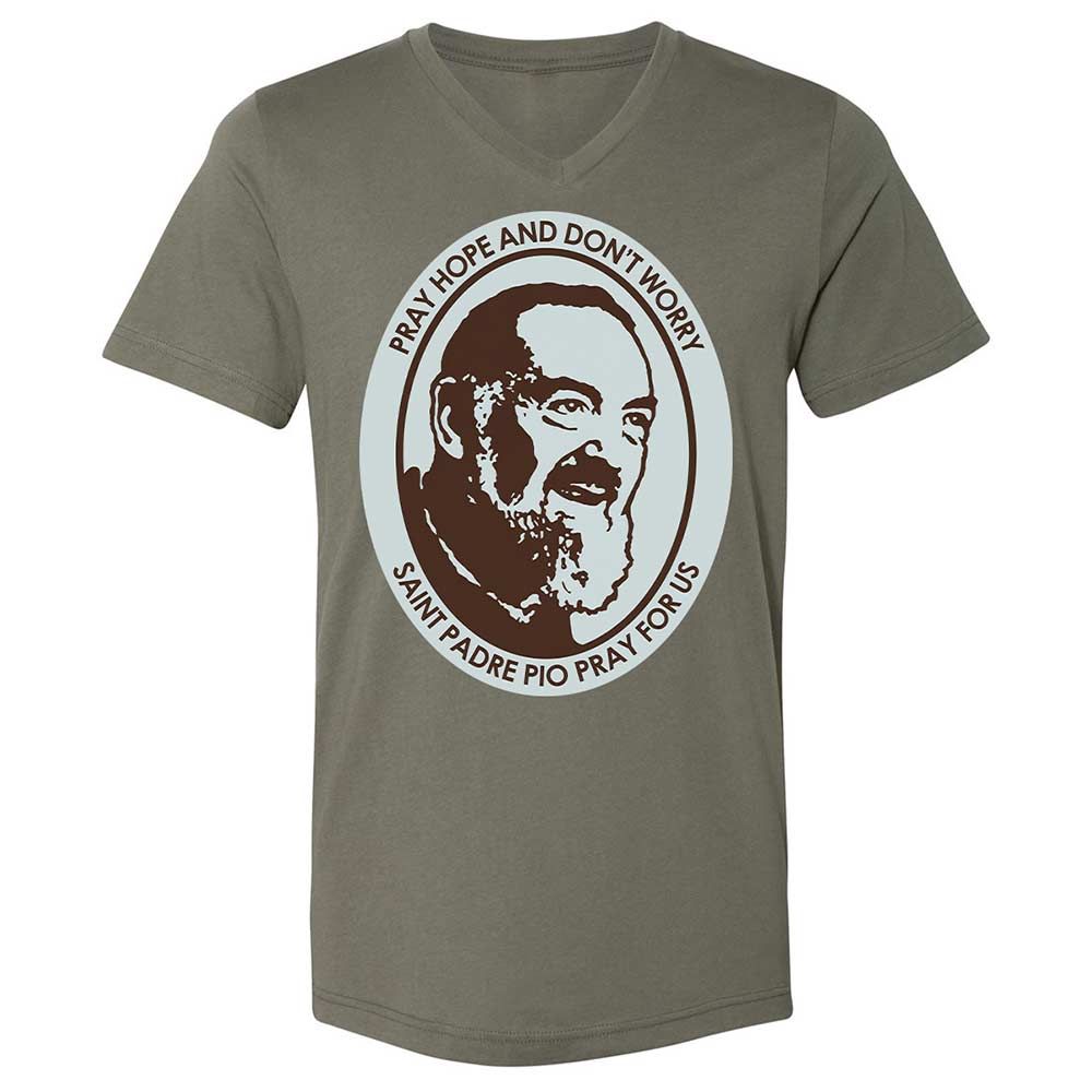 Pray, Hope, and Don't Worry - Military Green - 15