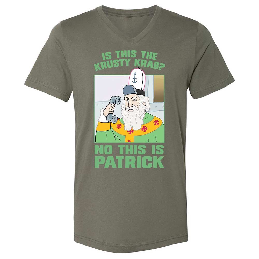 Unisex V-Neck T-Shirt - E3R2DVSP - Military Green - 15