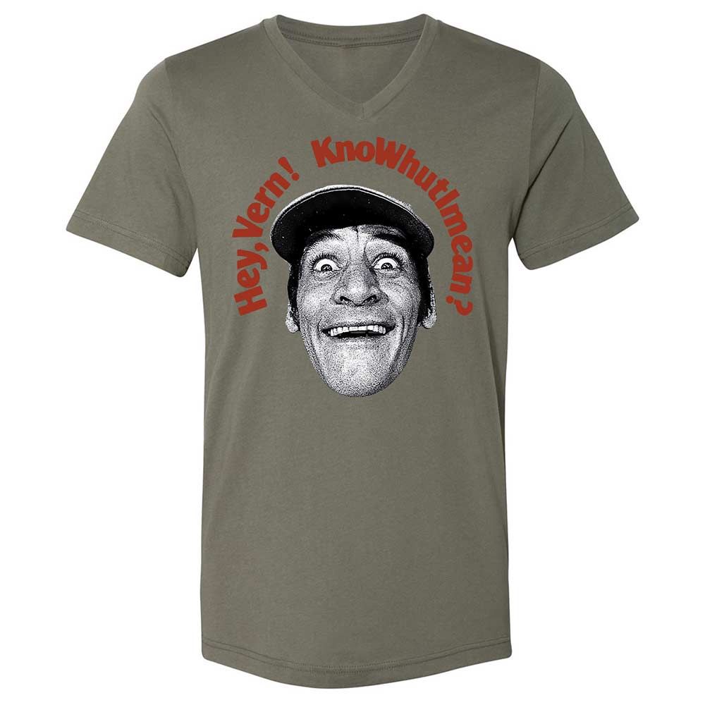 Unisex V-Neck T-Shirt - SGKFSK2F - Military Green - 15