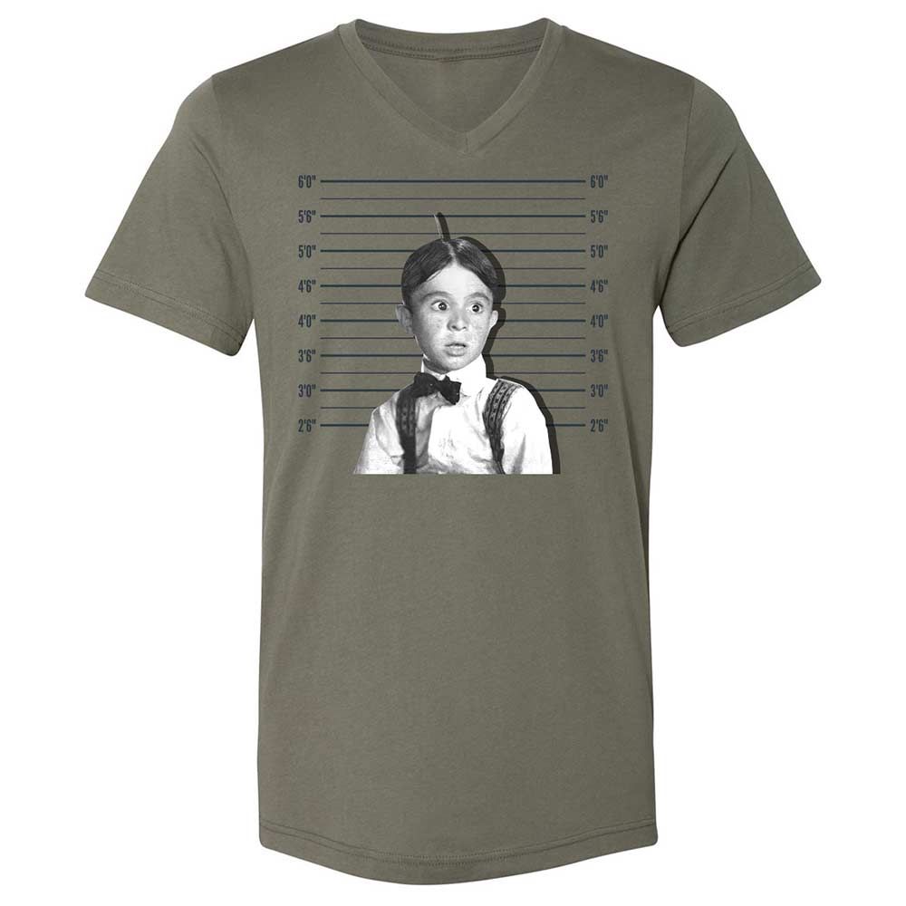 Unisex V-Neck T-Shirt - M89Y22R8 - Military Green - 15