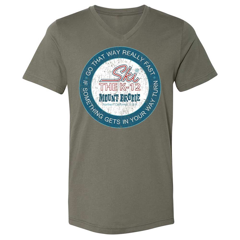 Unisex V-Neck T-Shirt - A9GUBAWB - Military Green - 15