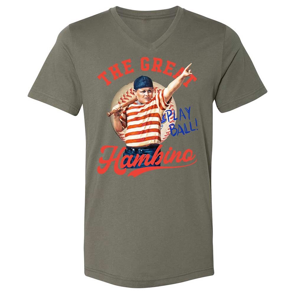 Unisex V-Neck T-Shirt - RRTYDV6Q - Military Green - 15