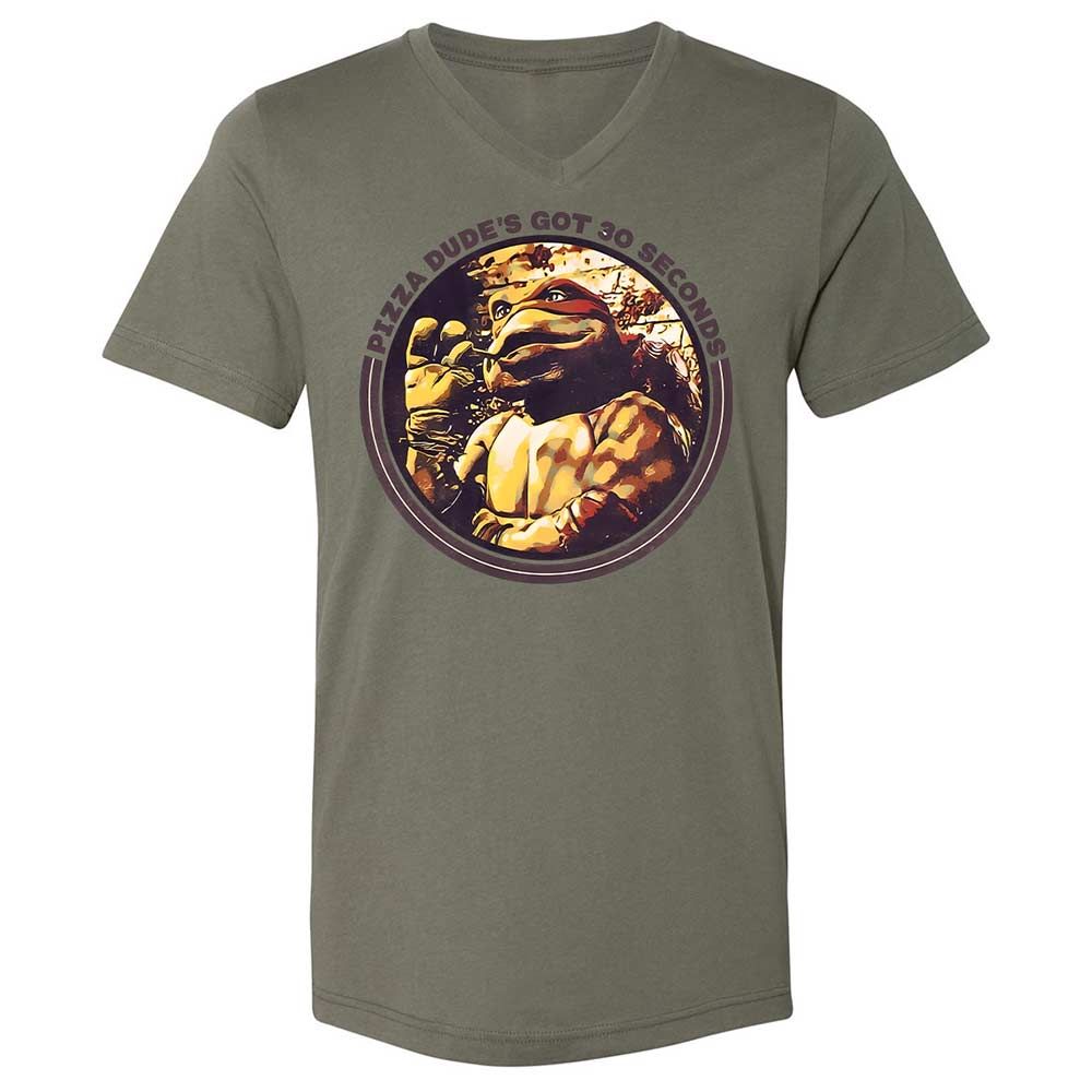 Unisex V-Neck T-Shirt - TMX7ZPRY - Military Green - 15