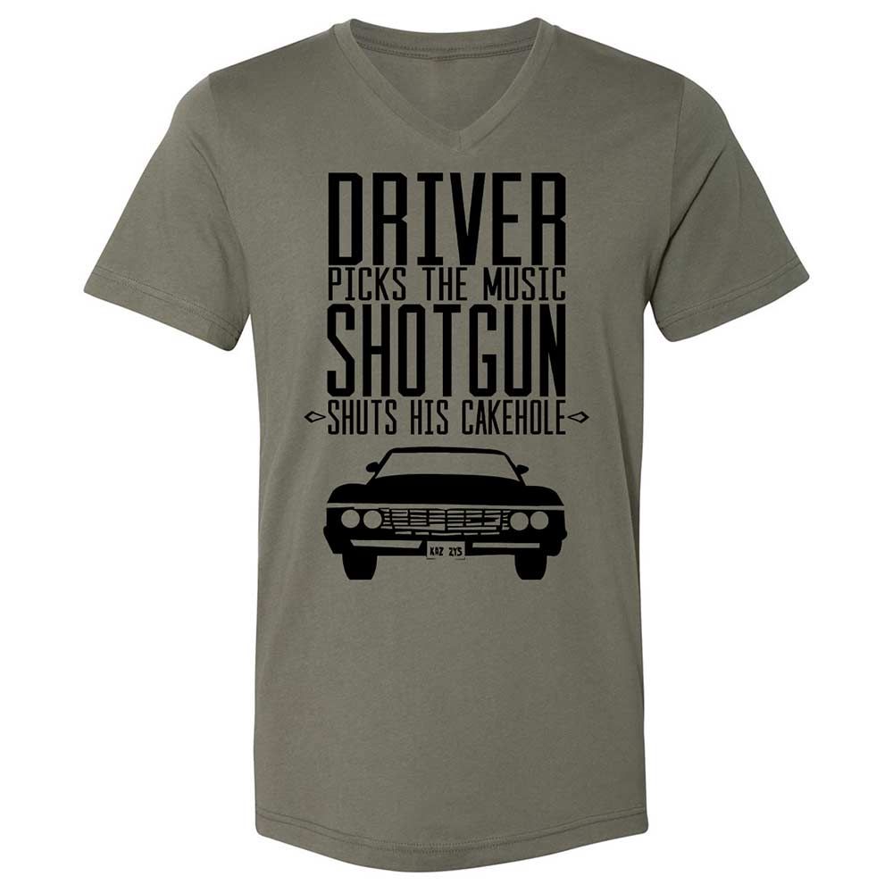 Unisex V-Neck T-Shirt - 83Y1225L - Military Green - 15