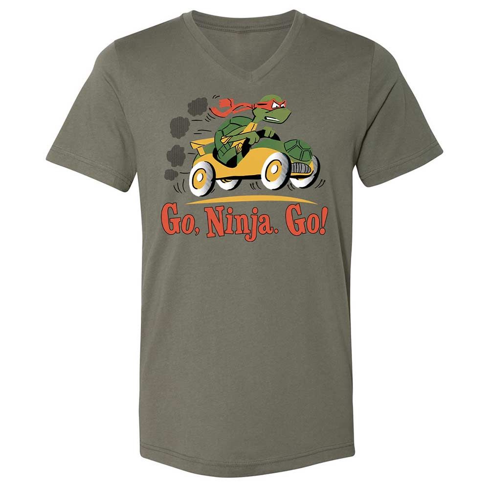 Unisex V-Neck T-Shirt - Z5DSMUE8 - Military Green - 15