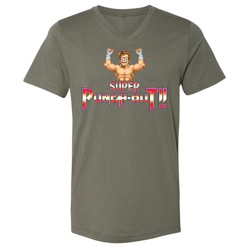 Unisex V-Neck T-Shirt - 2AM3EMLQ - Military Green - 15