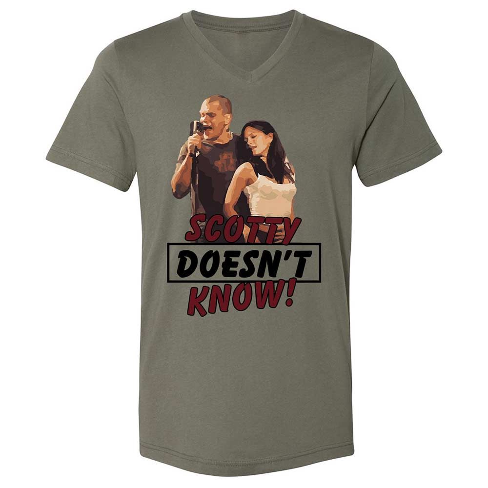 He Doesn't Know - Military Green - 15