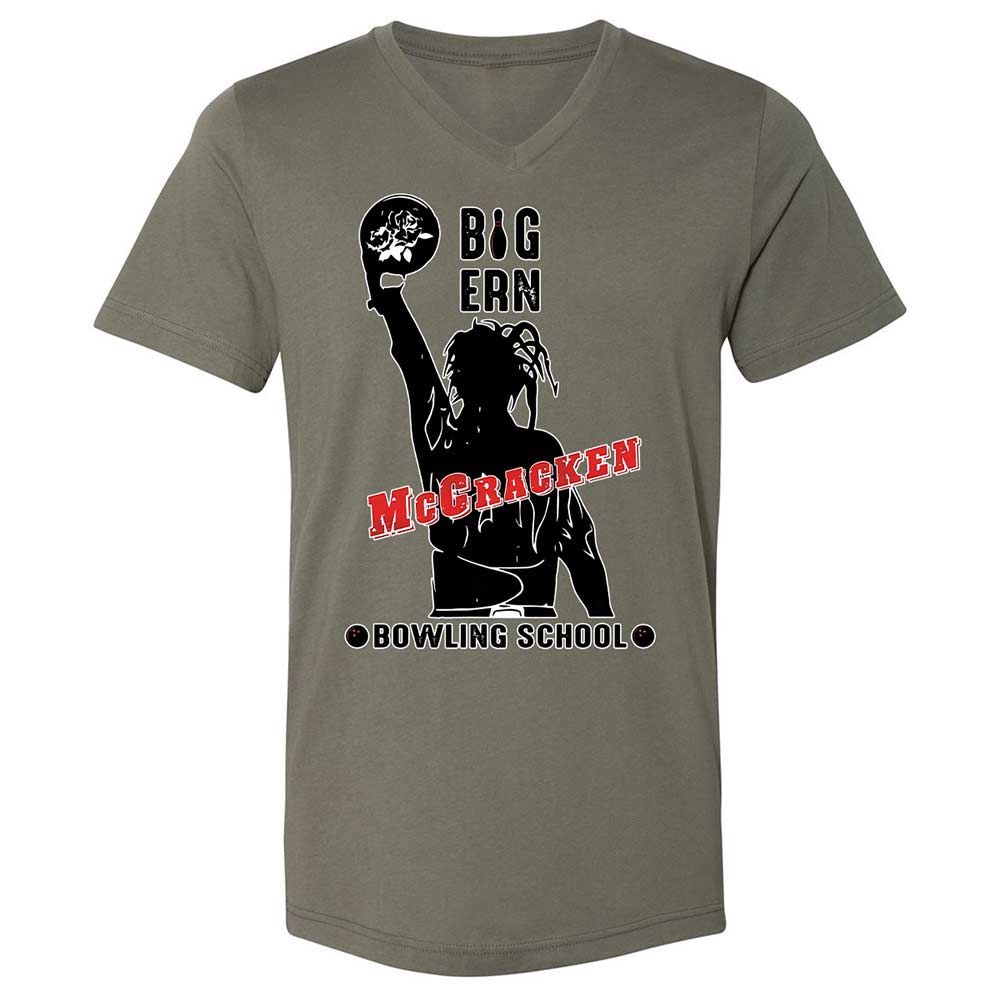 Unisex V-Neck T-Shirt - DFW6AKXU - Military Green - 15