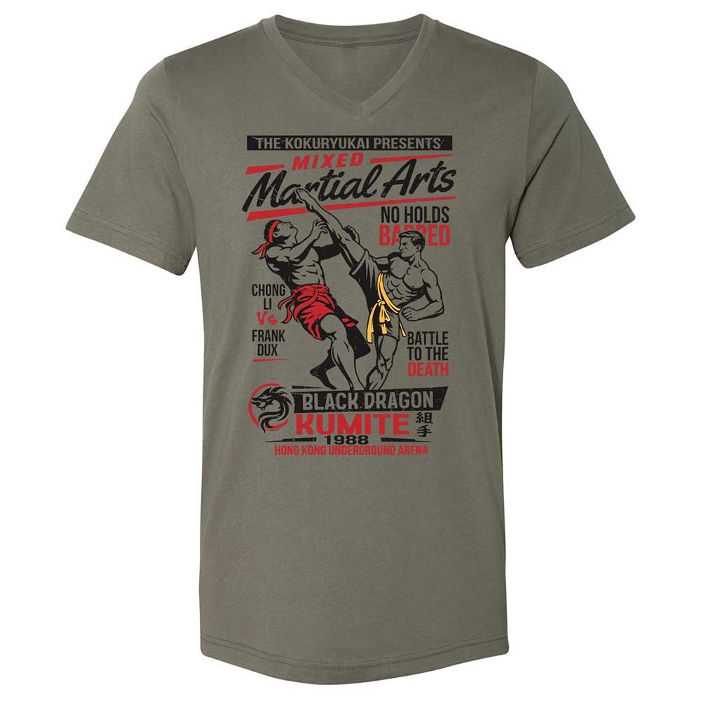 Unisex V-Neck T-Shirt - NRA1TA23 - Military Green - 15