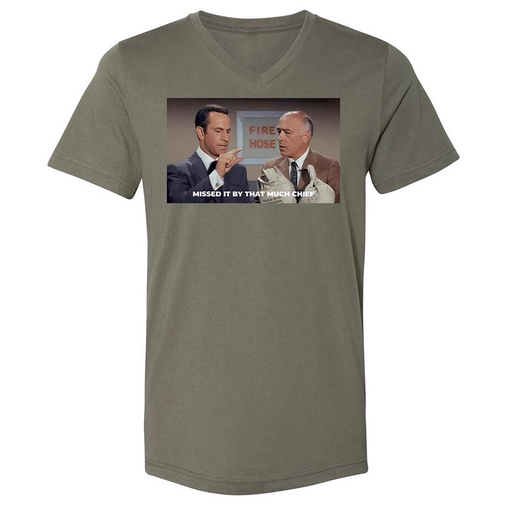 Unisex V-Neck T-Shirt - 5114RHL7 - Military Green - 15