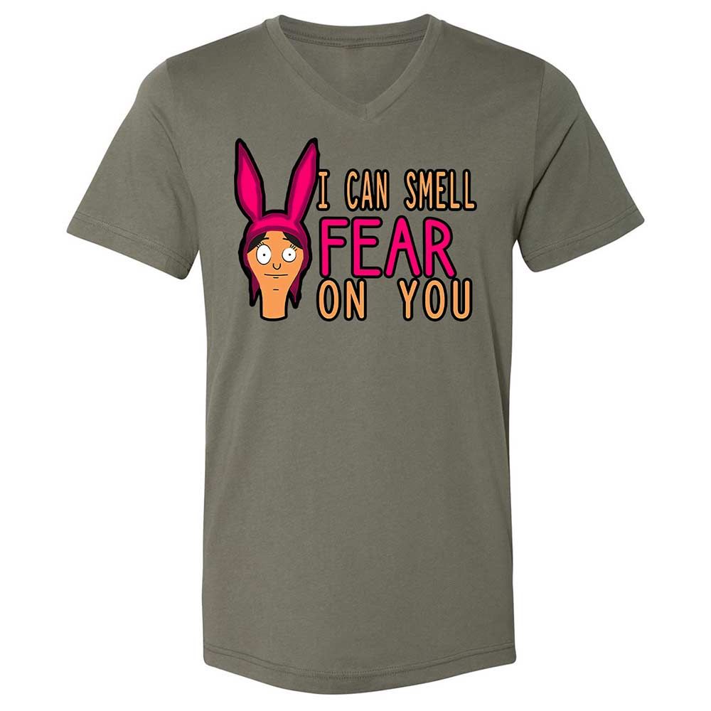 Unisex V-Neck T-Shirt - 14VSJB8Q - Military Green - 15