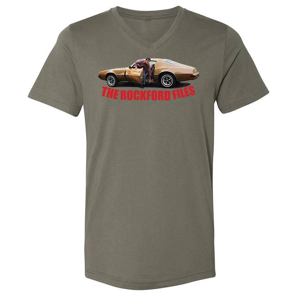 Unisex V-Neck T-Shirt - QSLY9VCD - Military Green - 15