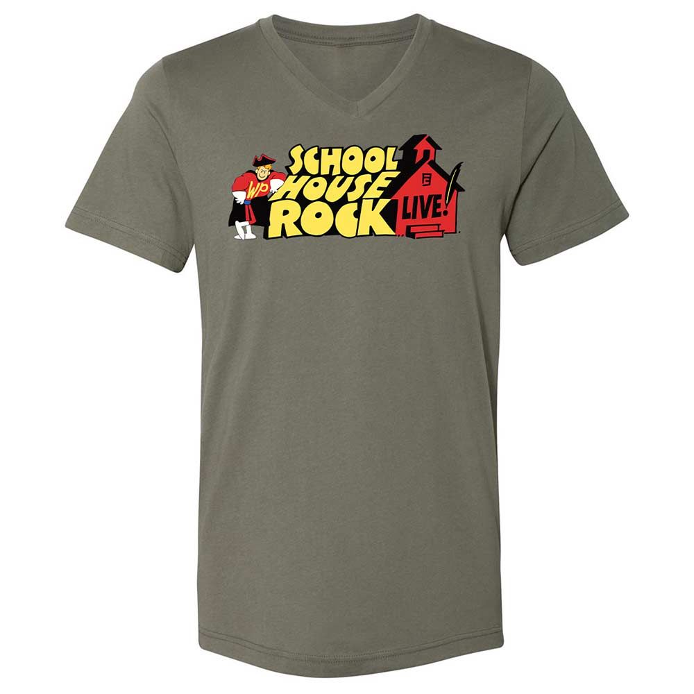 Unisex V-Neck T-Shirt - EWRLL12S - Military Green - 15