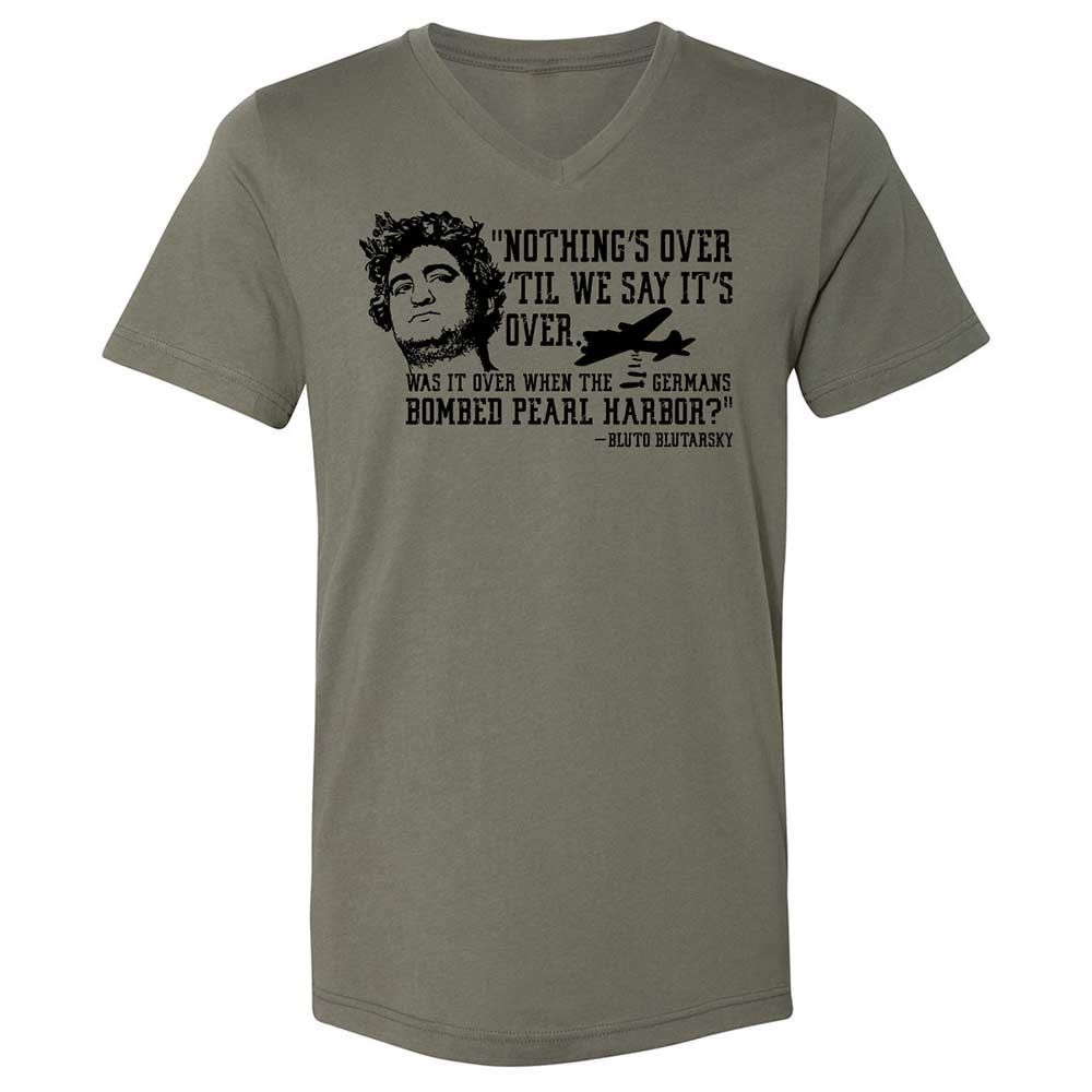 Unisex V-Neck T-Shirt - ZW3F1LL2 - Military Green - 15