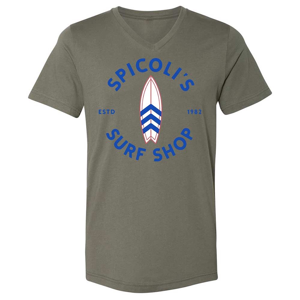 Unisex V-Neck T-Shirt - NKABBMT1 - Military Green - 15