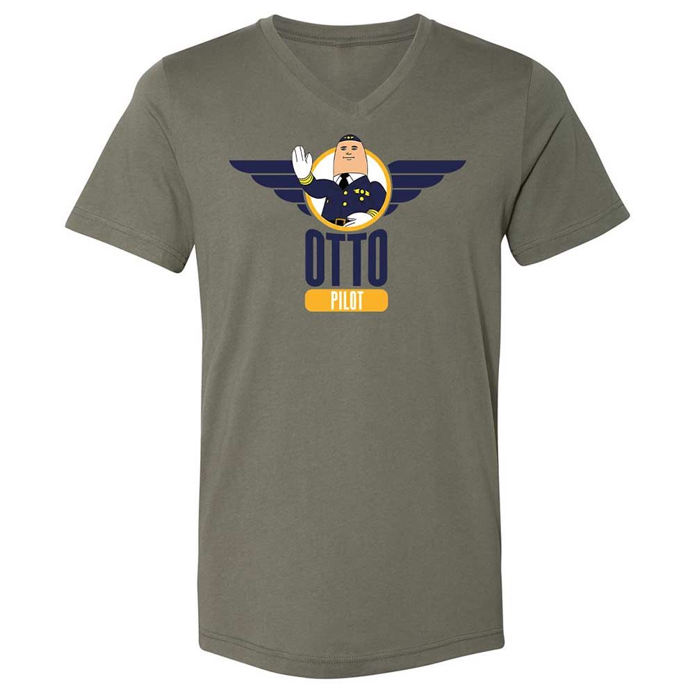 Unisex V-Neck T-Shirt - KZBQSWRY - Military Green - 15