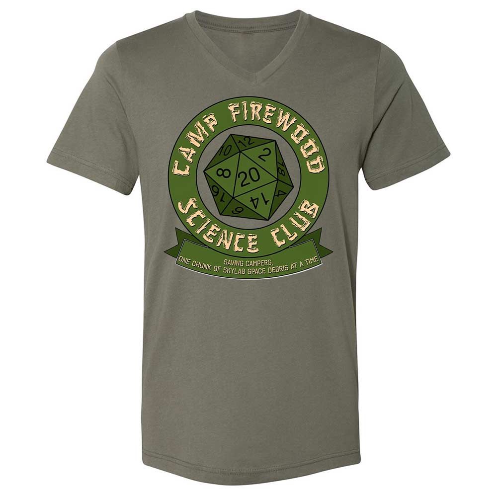 Camp Firewood Science Club - Military Green - 15