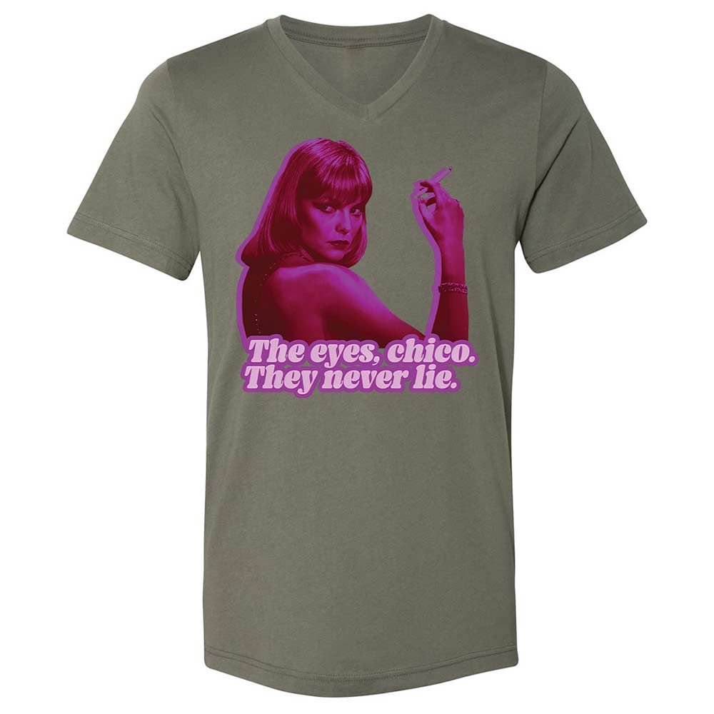 Unisex V-Neck T-Shirt - J5LRWTQW - Military Green - 15