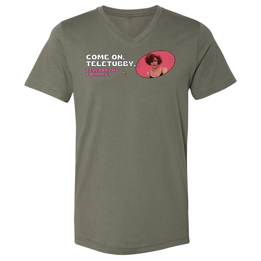 Unisex V-Neck T-Shirt - EJ596PX6 - Military Green - 15