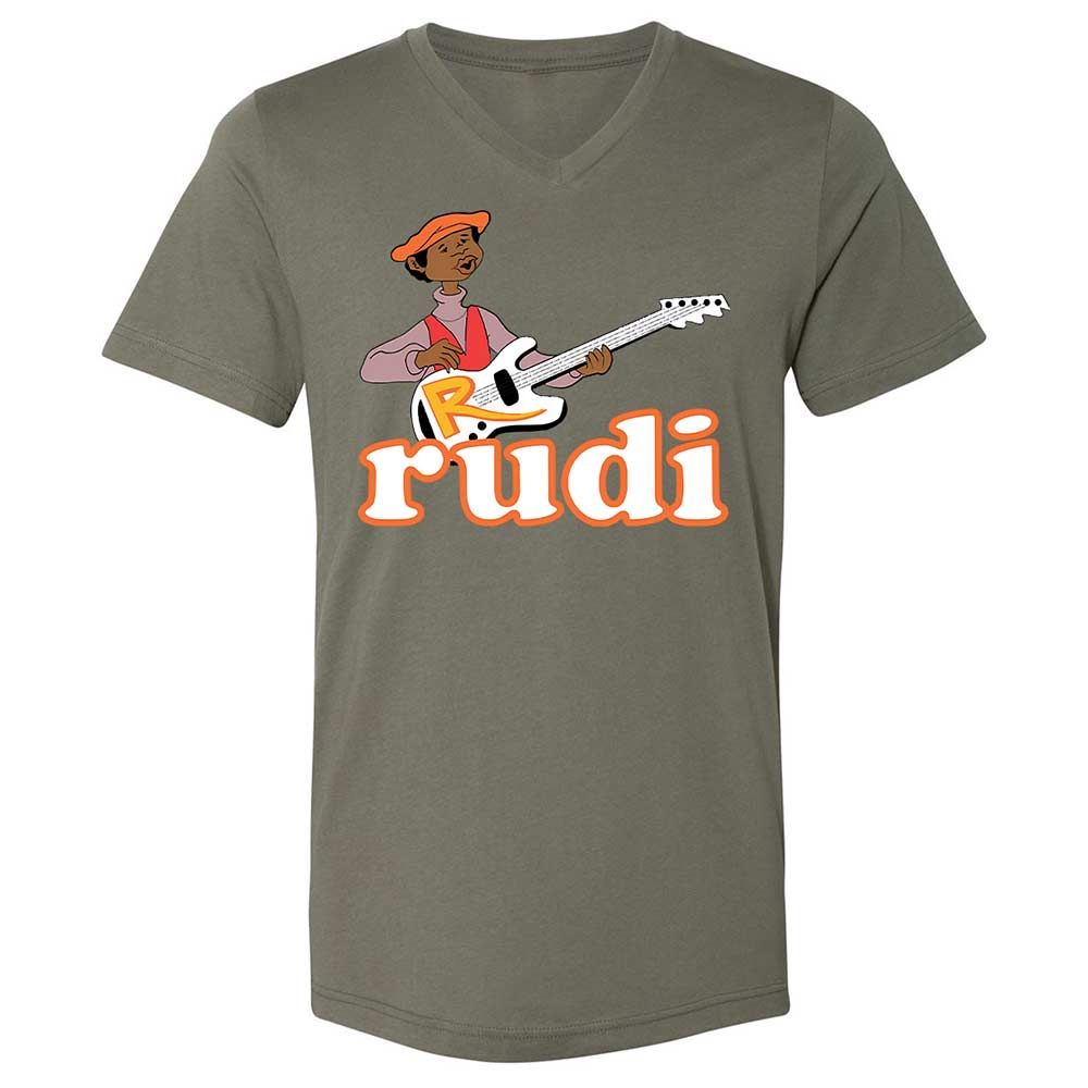 Unisex V-Neck T-Shirt - 2KBSVMNV - Military Green - 15
