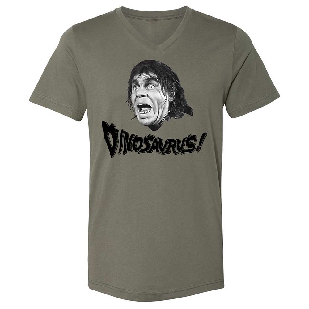 Unisex V-Neck T-Shirt - KTZ8SLQN - Military Green - 15