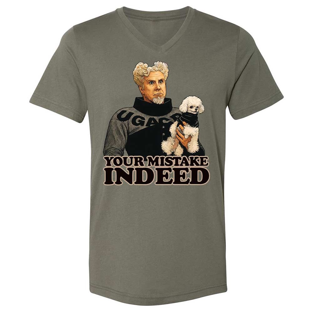 Unisex V-Neck T-Shirt - R2H6GNGE - Military Green - 15
