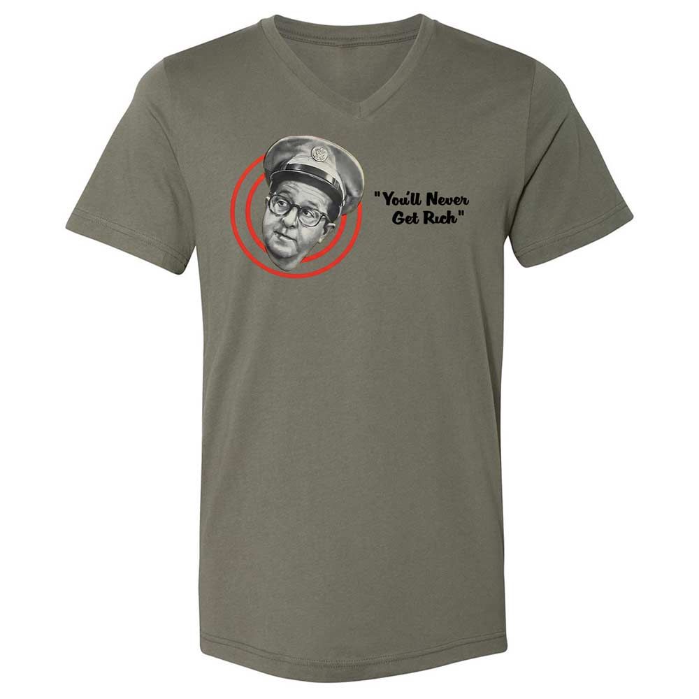 Unisex V-Neck T-Shirt - L3WWZC14 - Military Green - 15