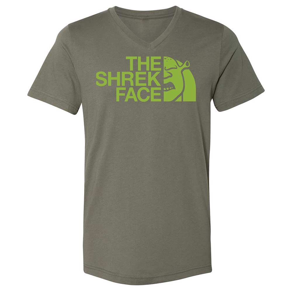 Unisex V-Neck T-Shirt - 4NDXKCHW - Military Green - 15