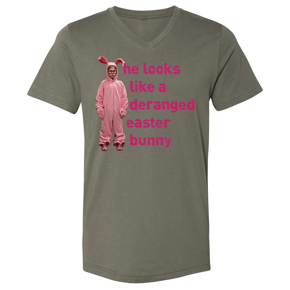 He Looks Like a Deranged Easter Bunny - Military Green - 15