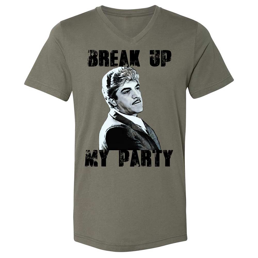 Unisex V-Neck T-Shirt - C1PTR55T - Military Green - 15