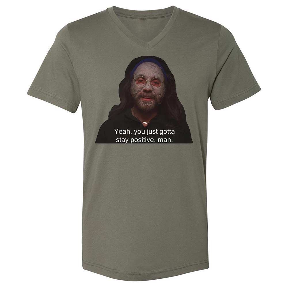 Unisex V-Neck T-Shirt - 9JN31XSN - Military Green - 15