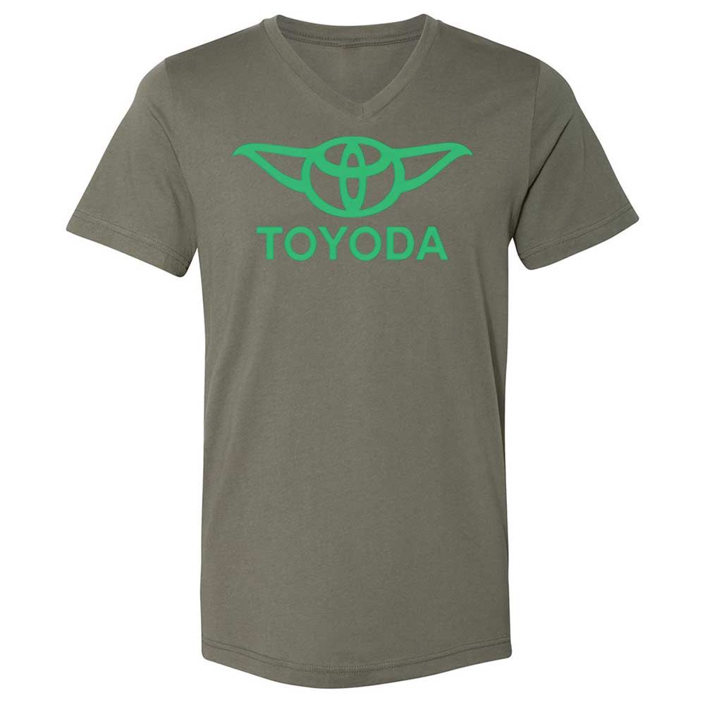 Unisex V-Neck T-Shirt - 5FQ7Y115 - Military Green - 15