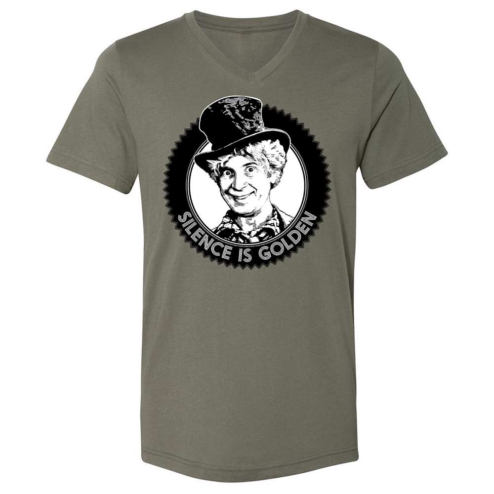 Unisex V-Neck T-Shirt - MZAHK3RB - Military Green - 15