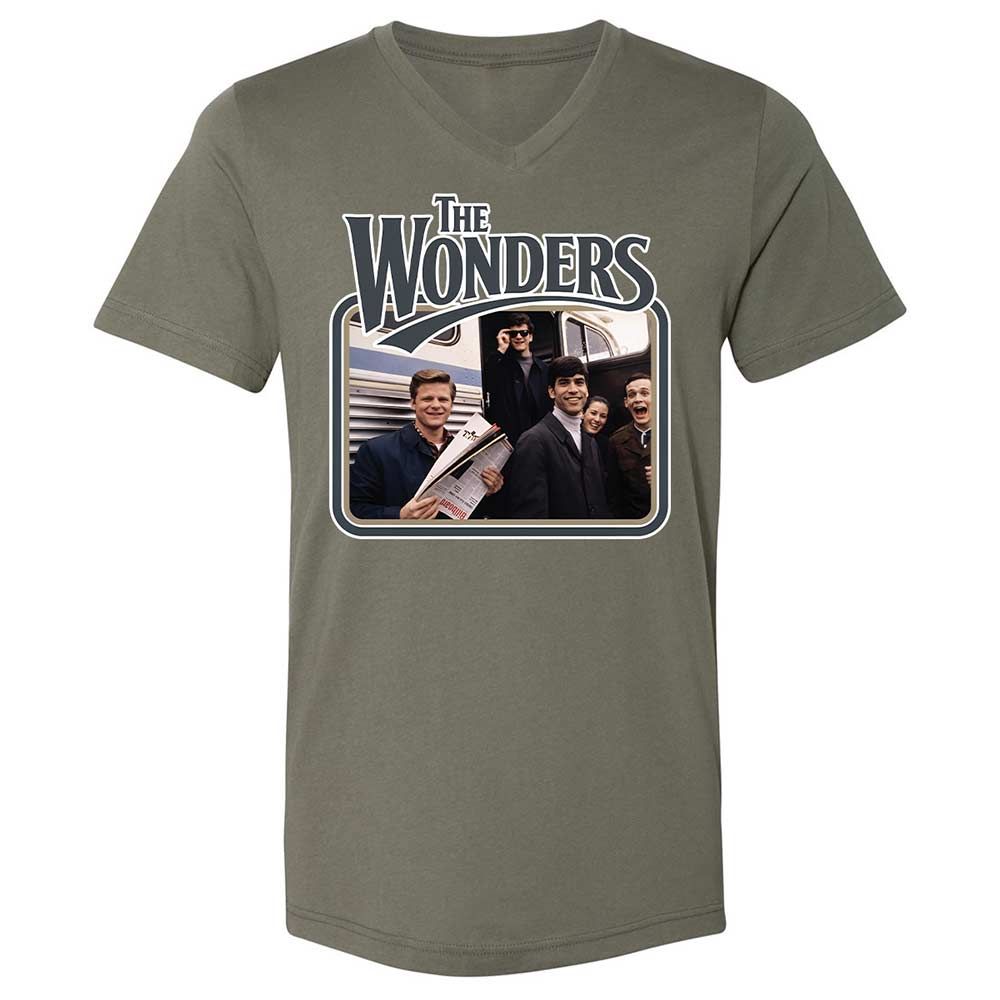 Unisex V-Neck T-Shirt - TFHA8KSS - Military Green - 15