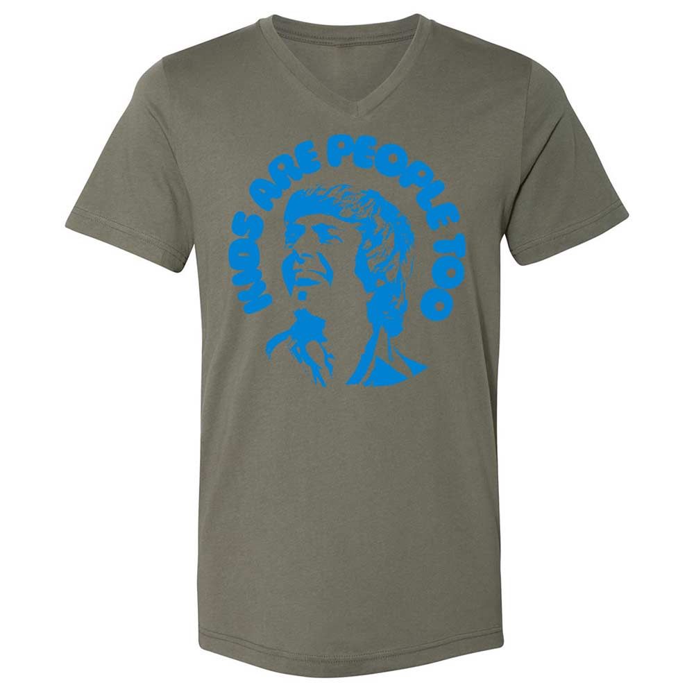 Unisex V-Neck T-Shirt - GEME3SJ5 - Military Green - 15