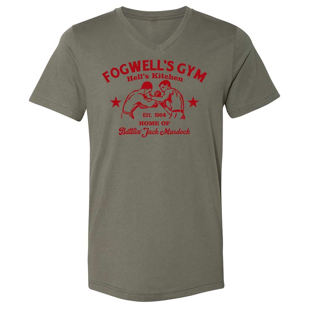 Unisex V-Neck T-Shirt - F72RK7BQ - Military Green - 15