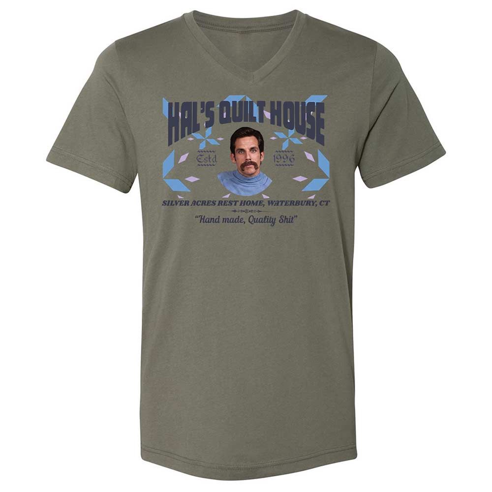 Unisex V-Neck T-Shirt - 36S9GH1R - Military Green - 15