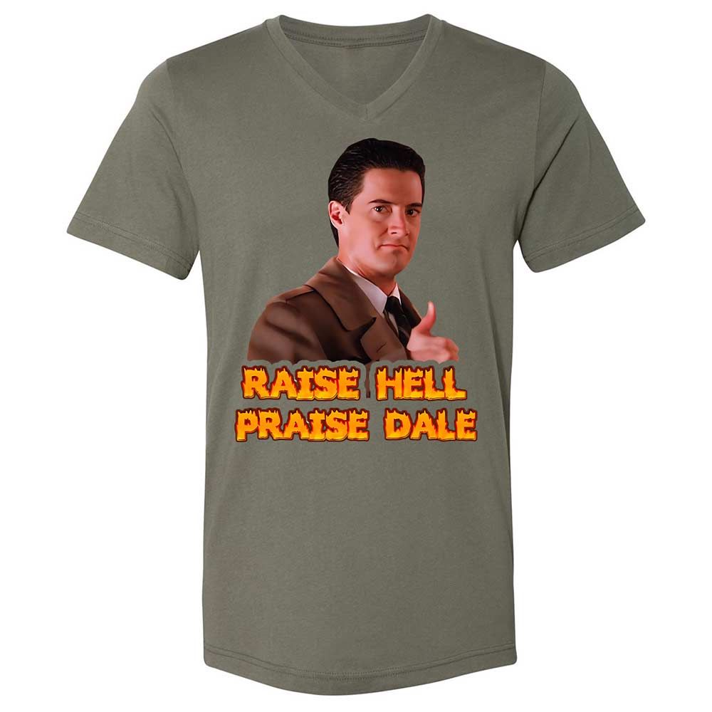 Unisex V-Neck T-Shirt - UXL187ED - Military Green - 15
