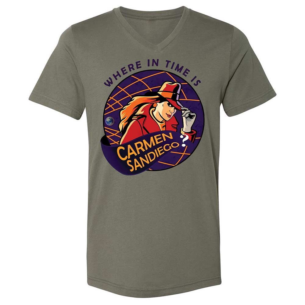 Where in Time Is Carmen Sandiego - Military Green - 15