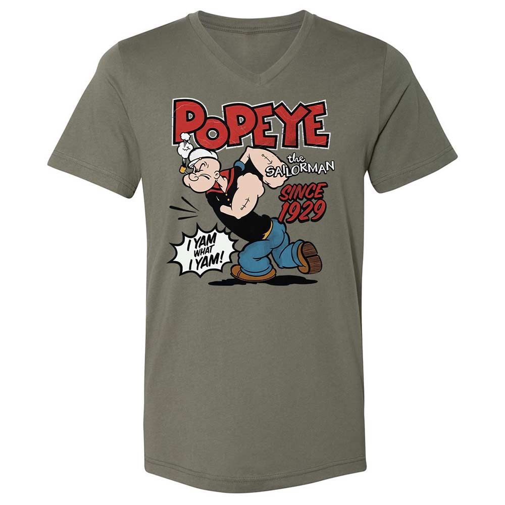 Unisex V-Neck T-Shirt - VTB7XSS7 - Military Green - 15