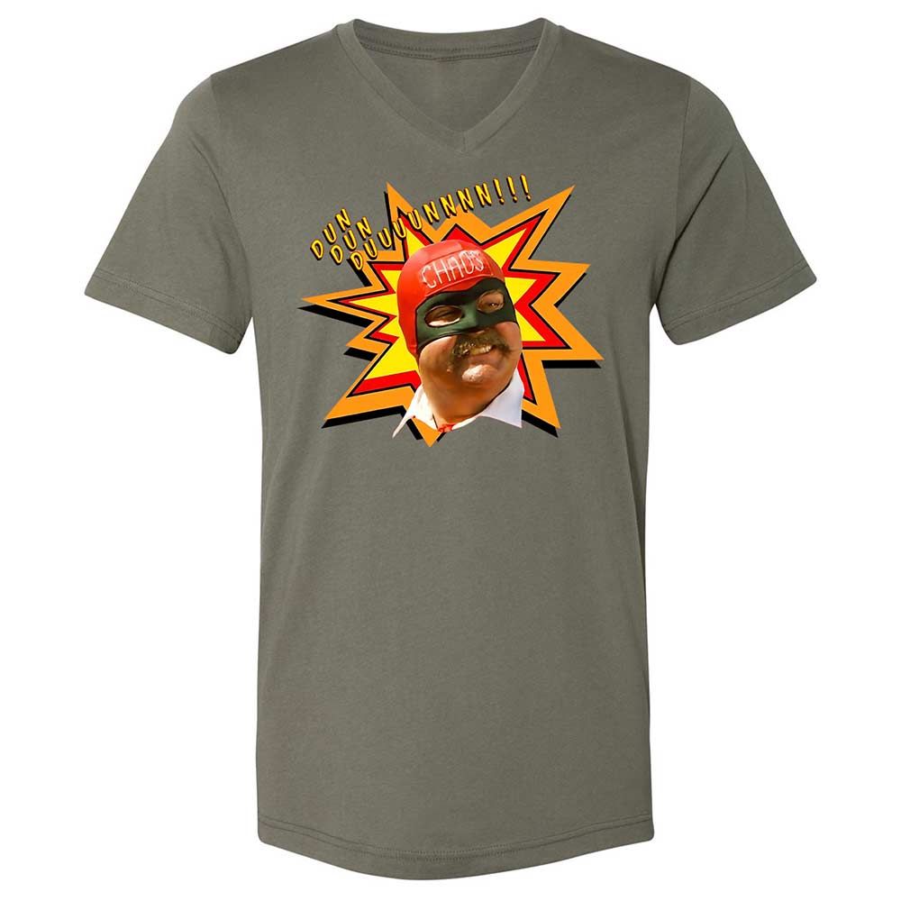 Unisex V-Neck T-Shirt - FBKNZG2W - Military Green - 15