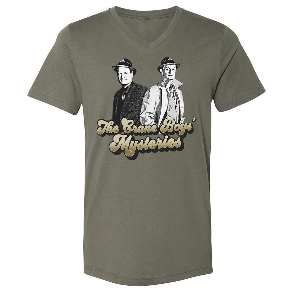 Unisex V-Neck T-Shirt - 35D6P8BD - Military Green - 15