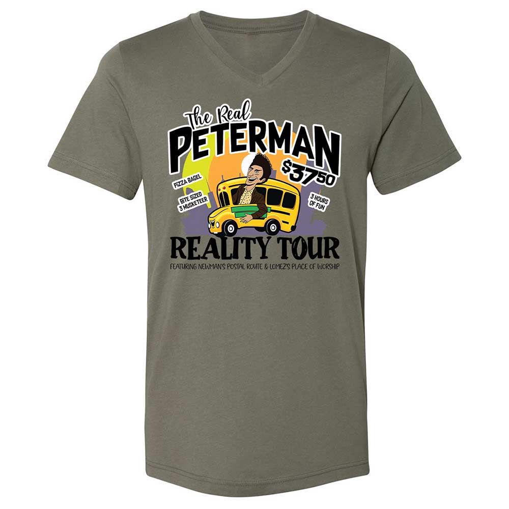 Unisex V-Neck T-Shirt - 68PQ4YWN - Military Green - 15