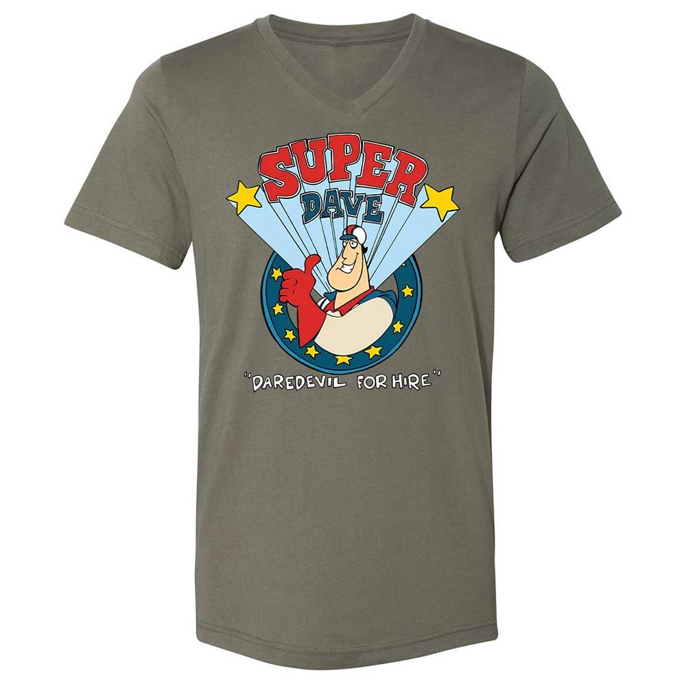 Unisex V-Neck T-Shirt - FYNT338N - Military Green - 15