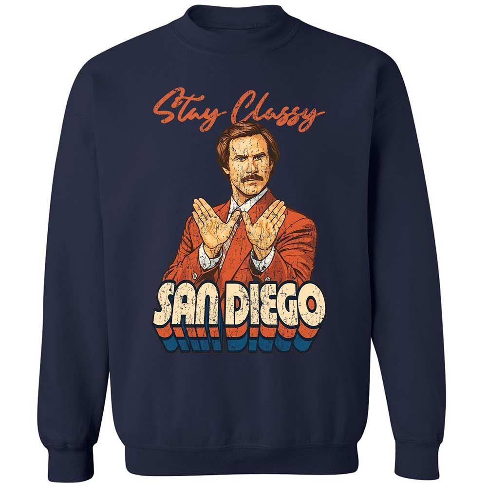 Classic Unisex Sweatshirt - RGX8N8GR - Navy - 15
