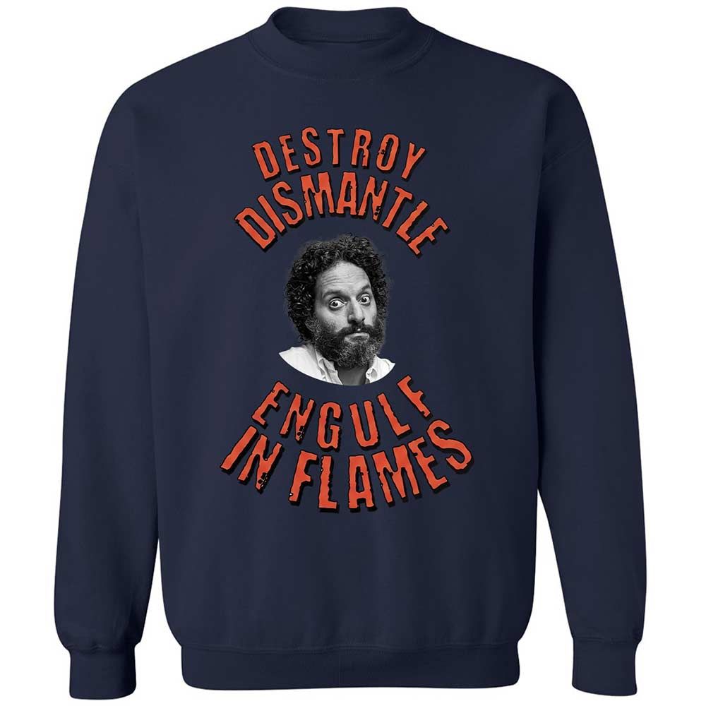 Destroy, Dismantle, Engulf in Flames - Navy - 15