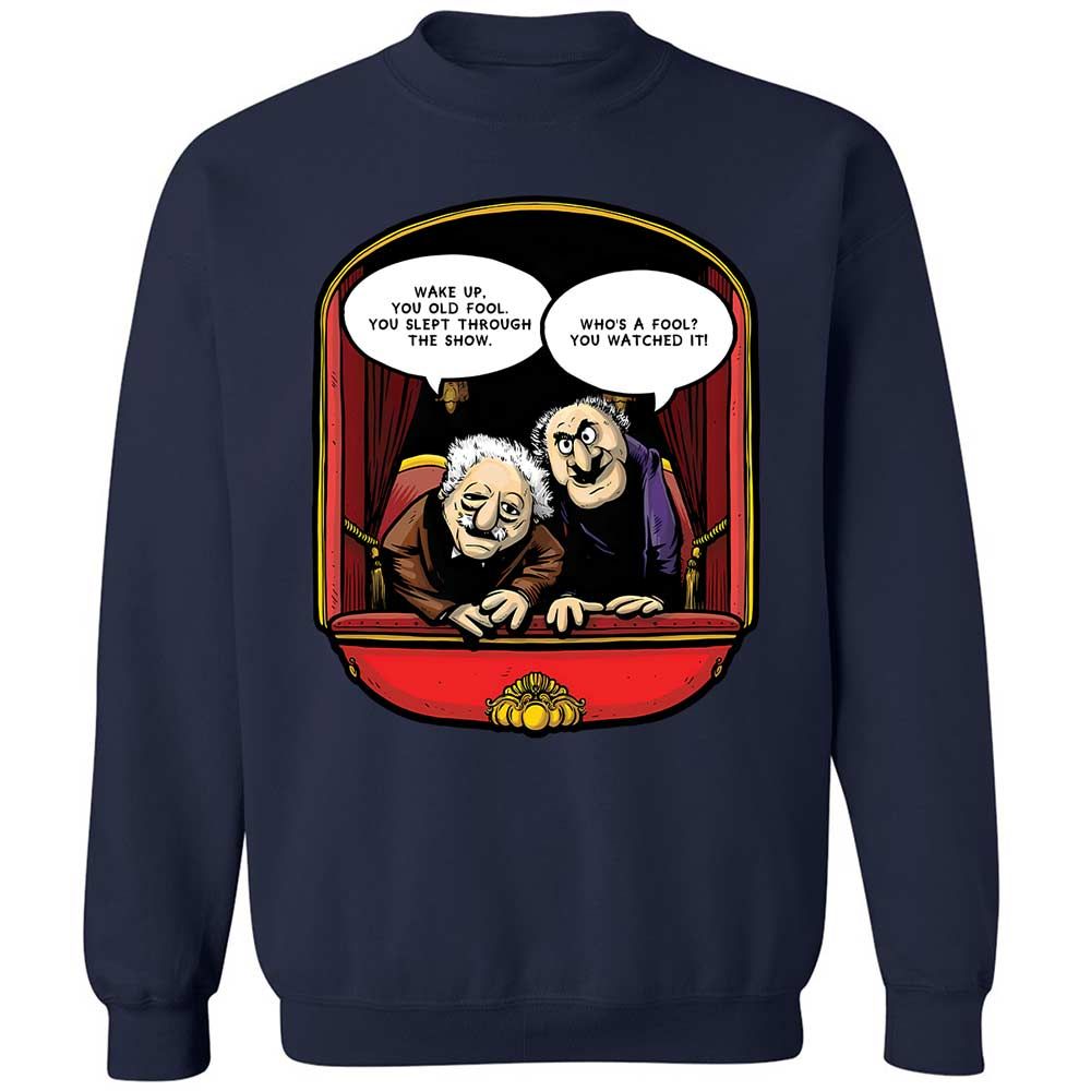 Statler and Waldorf (Wake Up) - Navy - 15