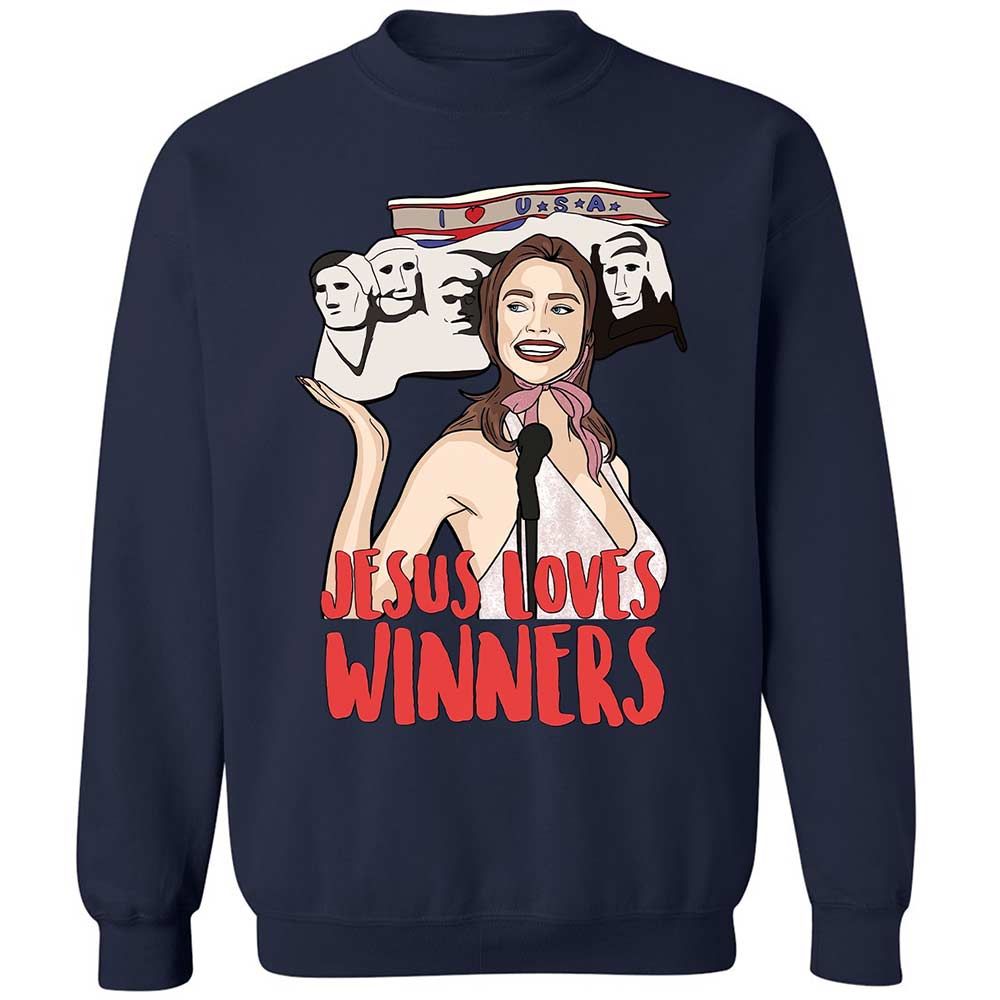 He Loves Winners - Navy - 15