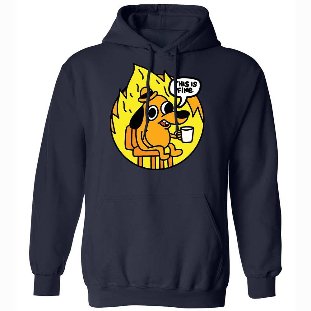 This is Fine - Navy - 15
